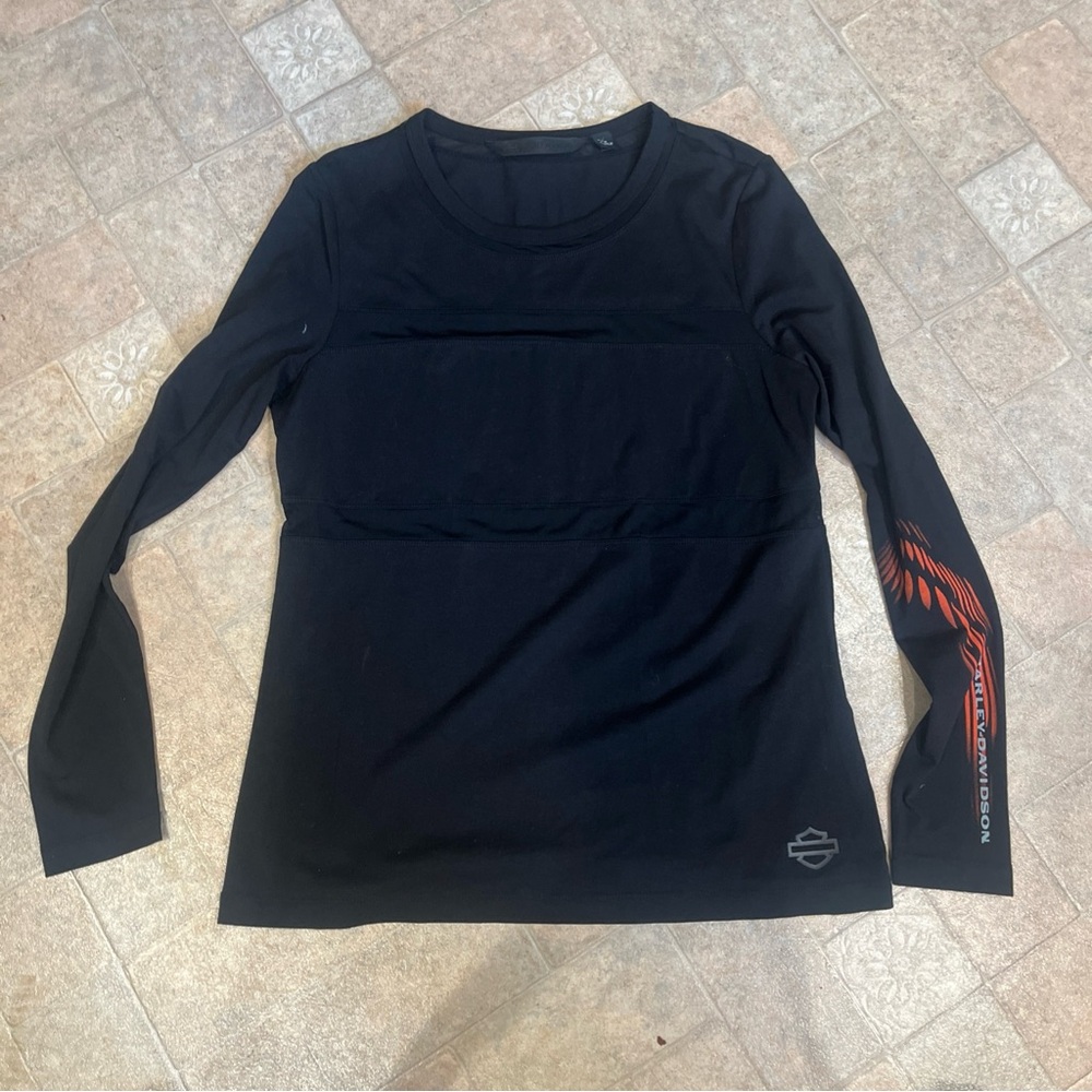 Harley-Davidson Black Crew Neck Shirt